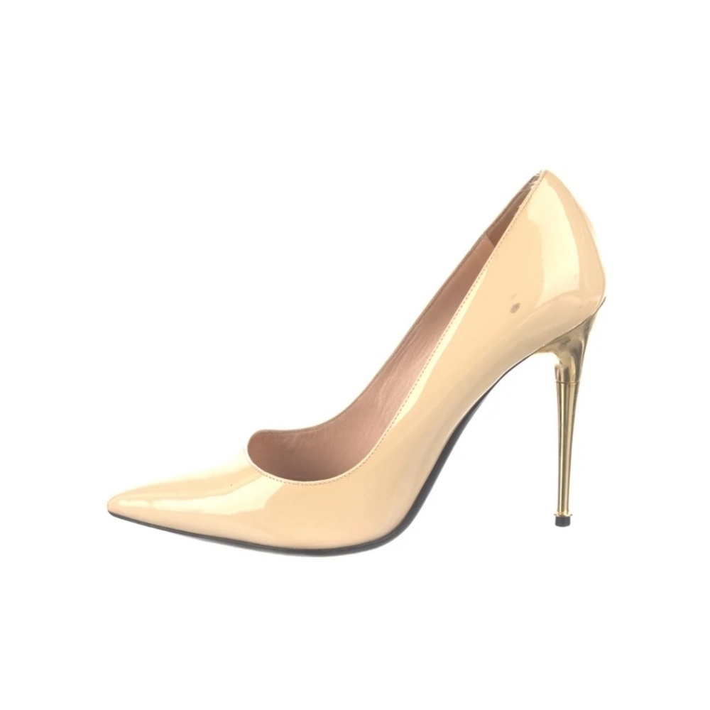 🧡 TOM FORD 💛 Signature Heels Beige  sz 37.5EU